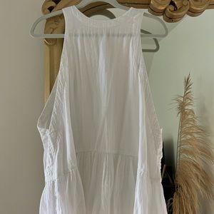 Free People Oversized Ruffle Tank